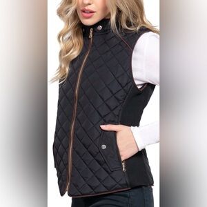 Love Tree Lightweight Quilted Zip Up Padding
Vest with Pockets